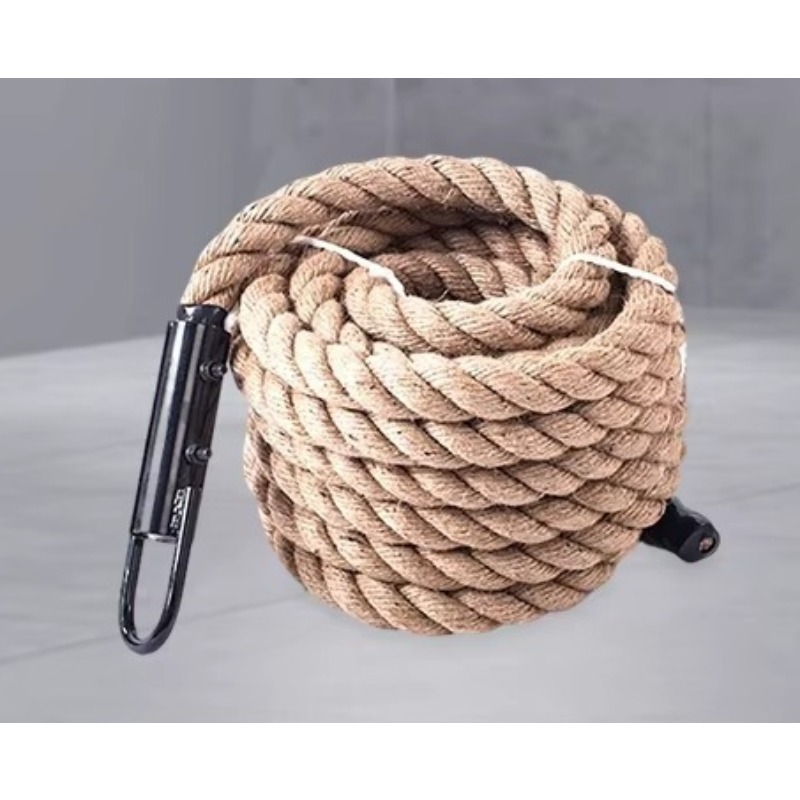 Leg Home Gym Workout - 9m Battle Rope, Sabit Montaj Kancasıyla