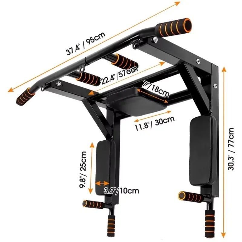 Home Gym Wall - Duvara Monte Edilebilir Barfiks Çubuğu, İç
