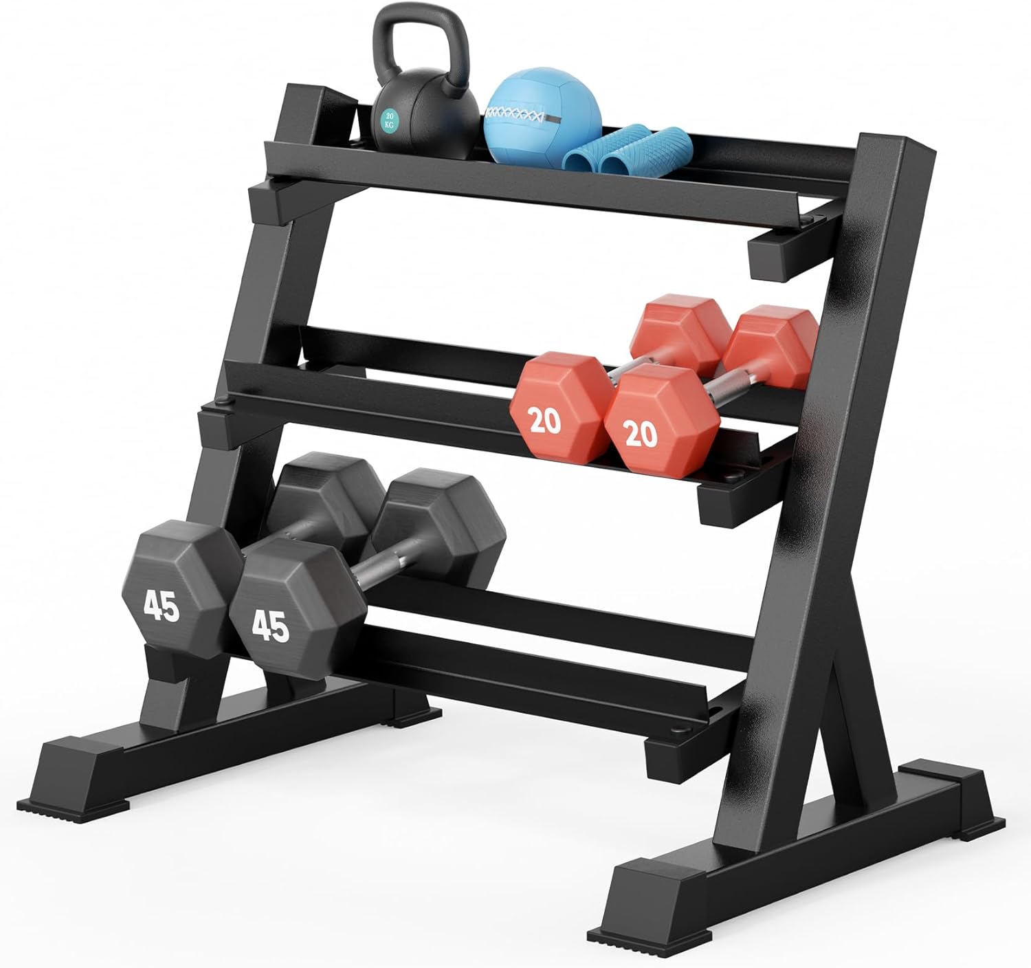 Home Gym Rack - Ev Spor Salonu Dambıl Rafı, 3
