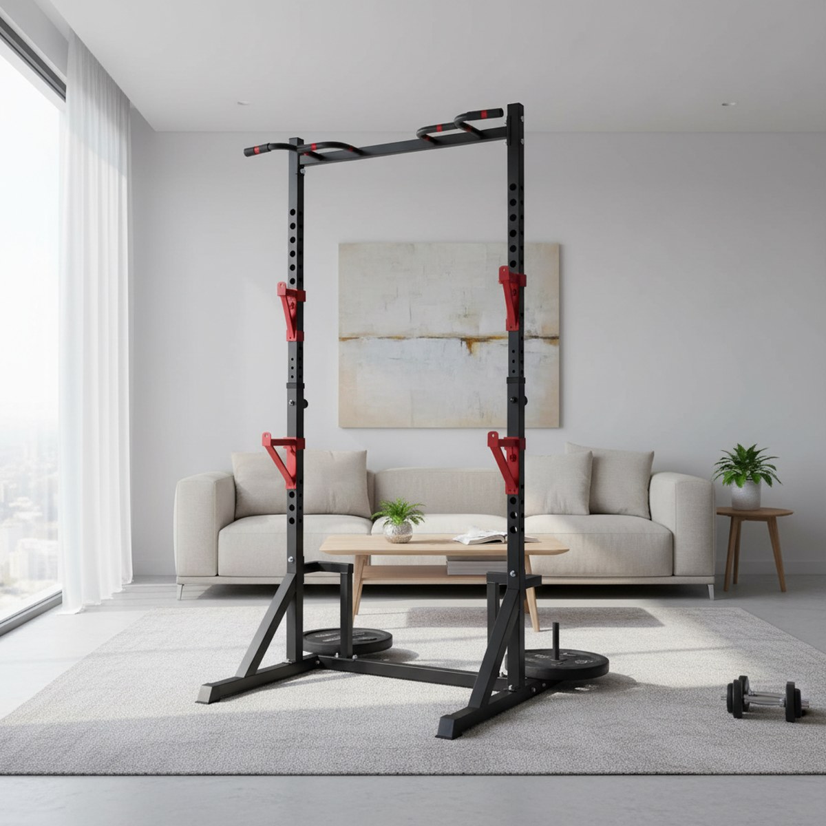 Ayarlanabilir Güç Rafı ve Çekm - Home Gym Rack incelemesi ve fiyatı