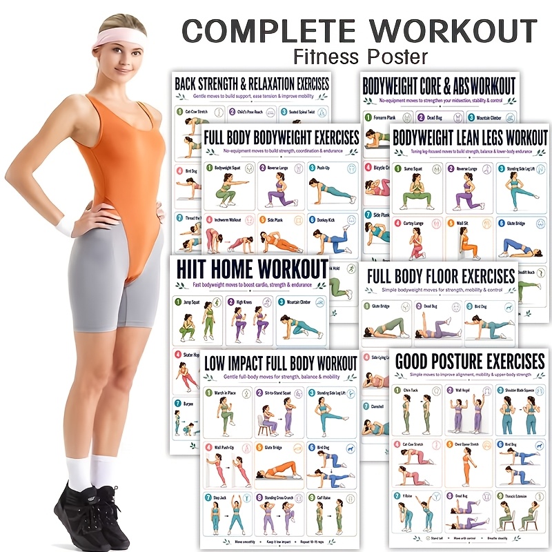 A4 Boyutunda 8 Adet Egzersiz K - Home Gym Reviews incelemesi ve fiyatı