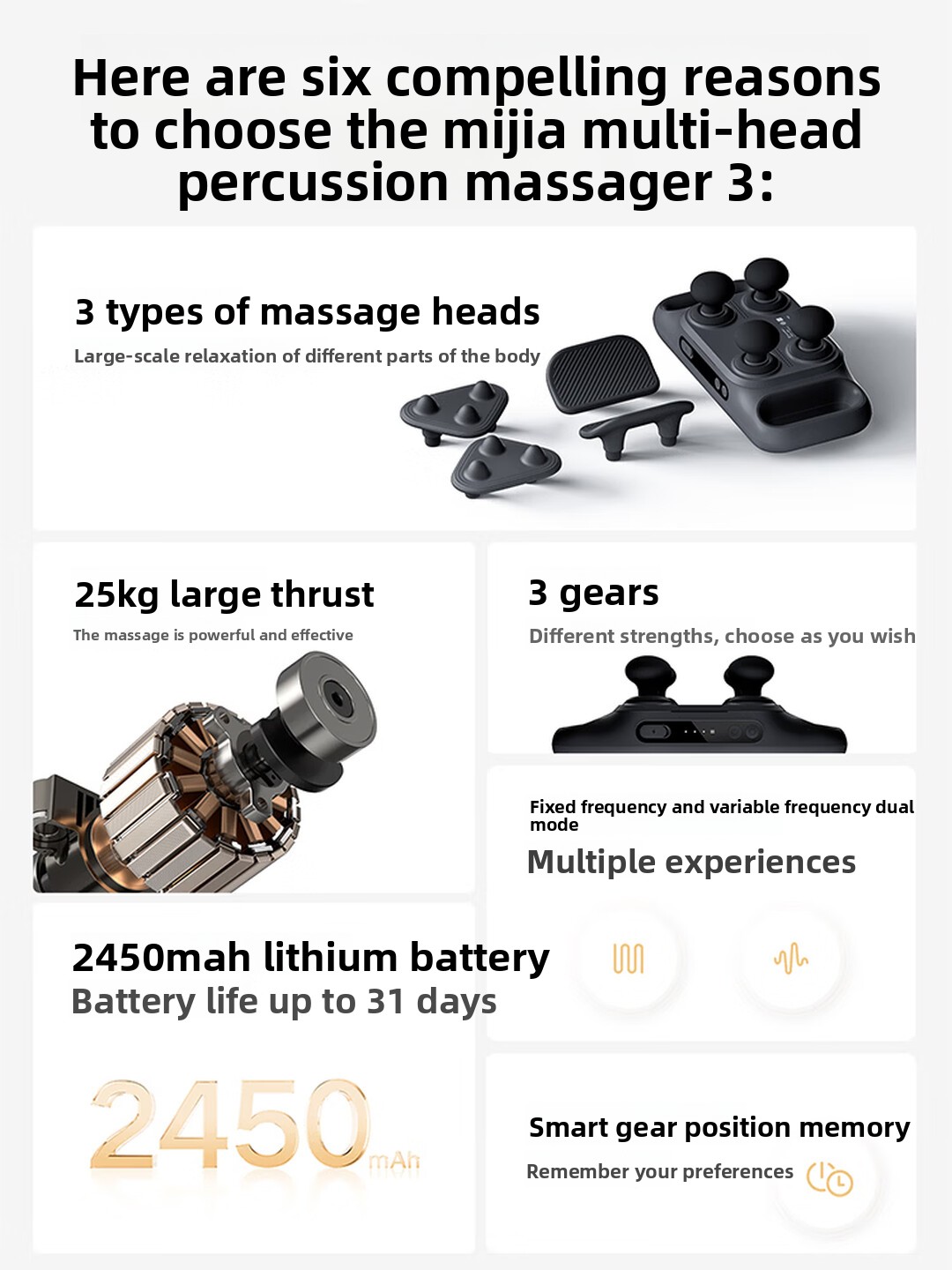 Mijia Çok Başlıklı Masaj Aleti - Home Gym Essentials incelemesi ve fiyatı