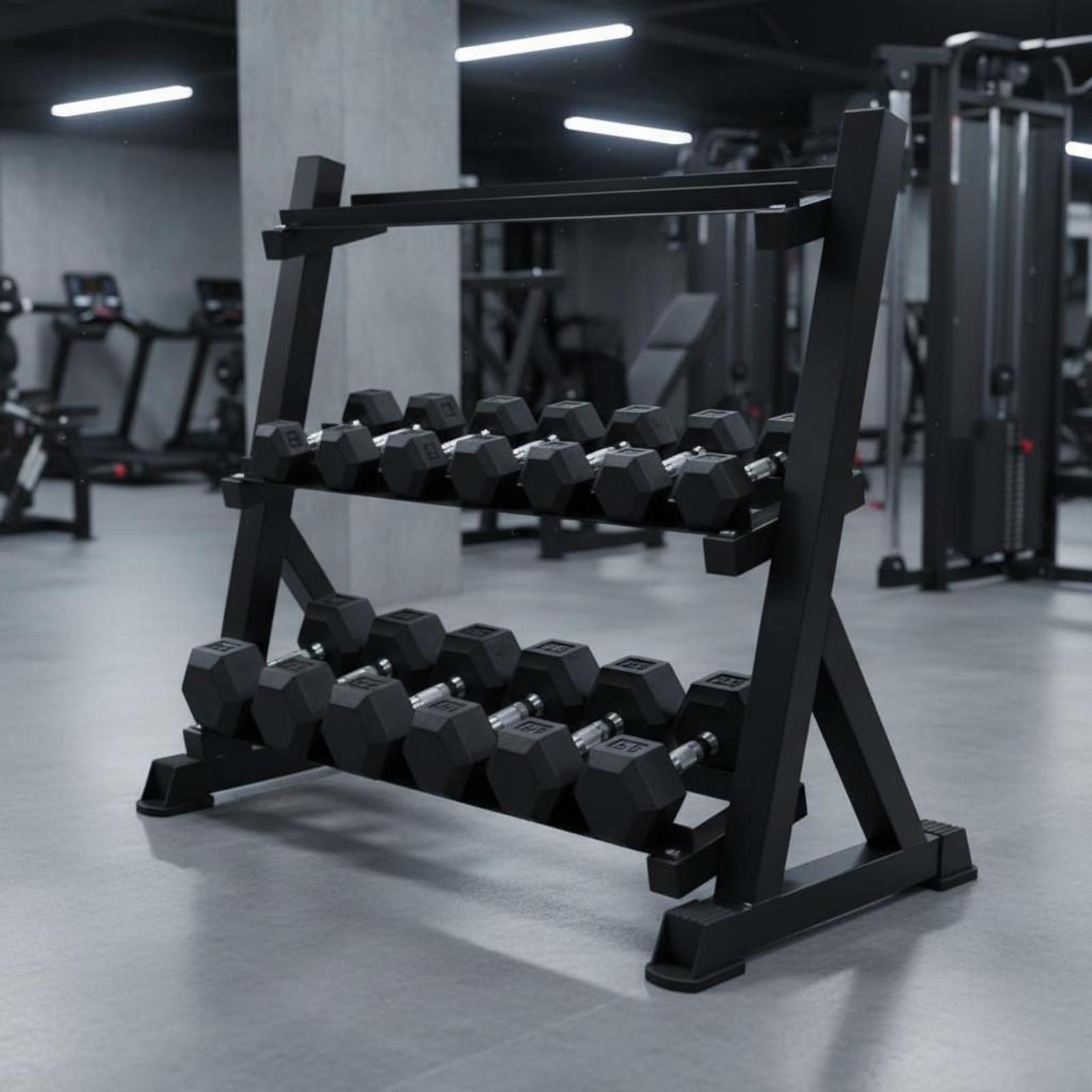 3 Katmanlı Dambıl Rafı, Evdeki - Home Gym Rack incelemesi ve fiyatı