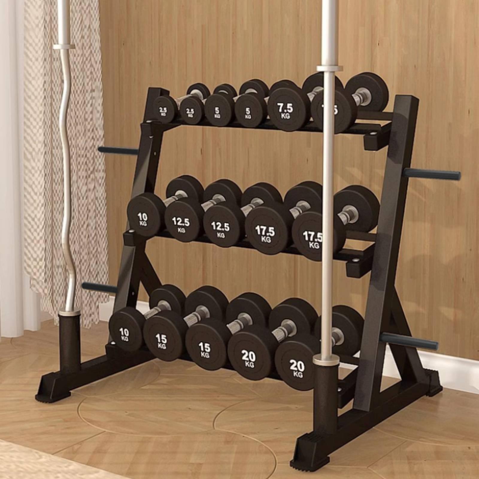 3 Katmanlı Dambıl Rafı, Evdeki - Home Gym Rack incelemesi ve fiyatı