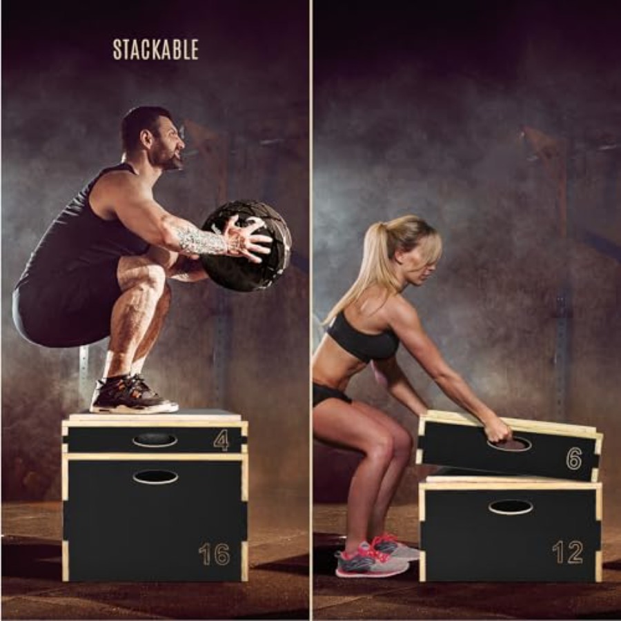 3'ü 1 Arada Ahşap Plyo Kutusu, - Home Gym Outdoor incelemesi ve fiyatı