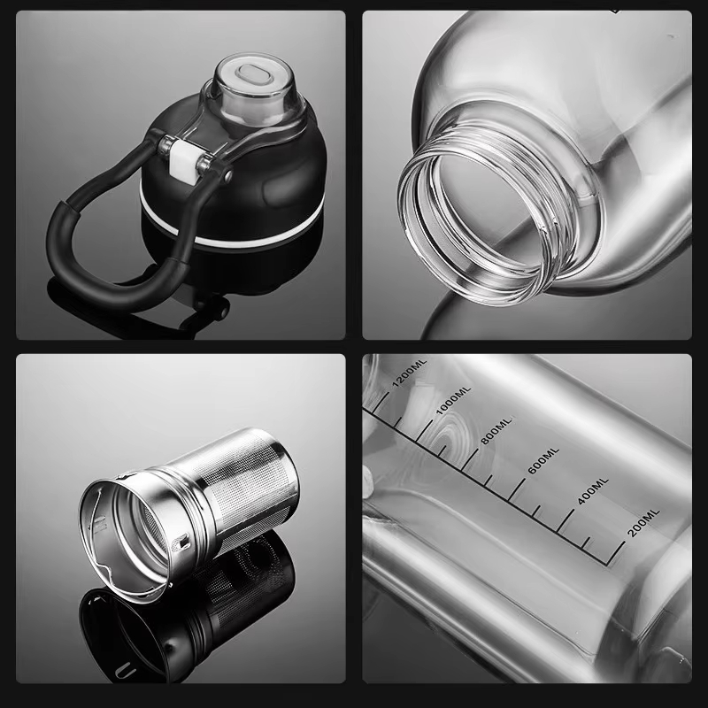 800/2500 ml Büyük Cam Su Şişes - Home Gym Kettler incelemesi ve fiyatı