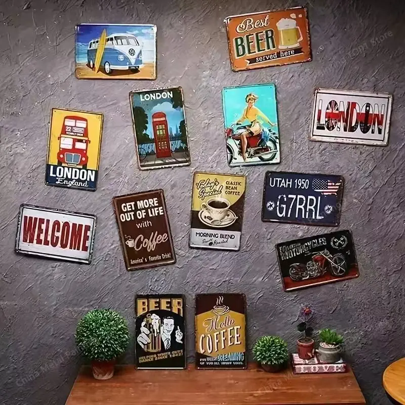 Retro Vintage Metal Duvar Sana - Home Gym Design Ideas incelemesi ve fiyatı