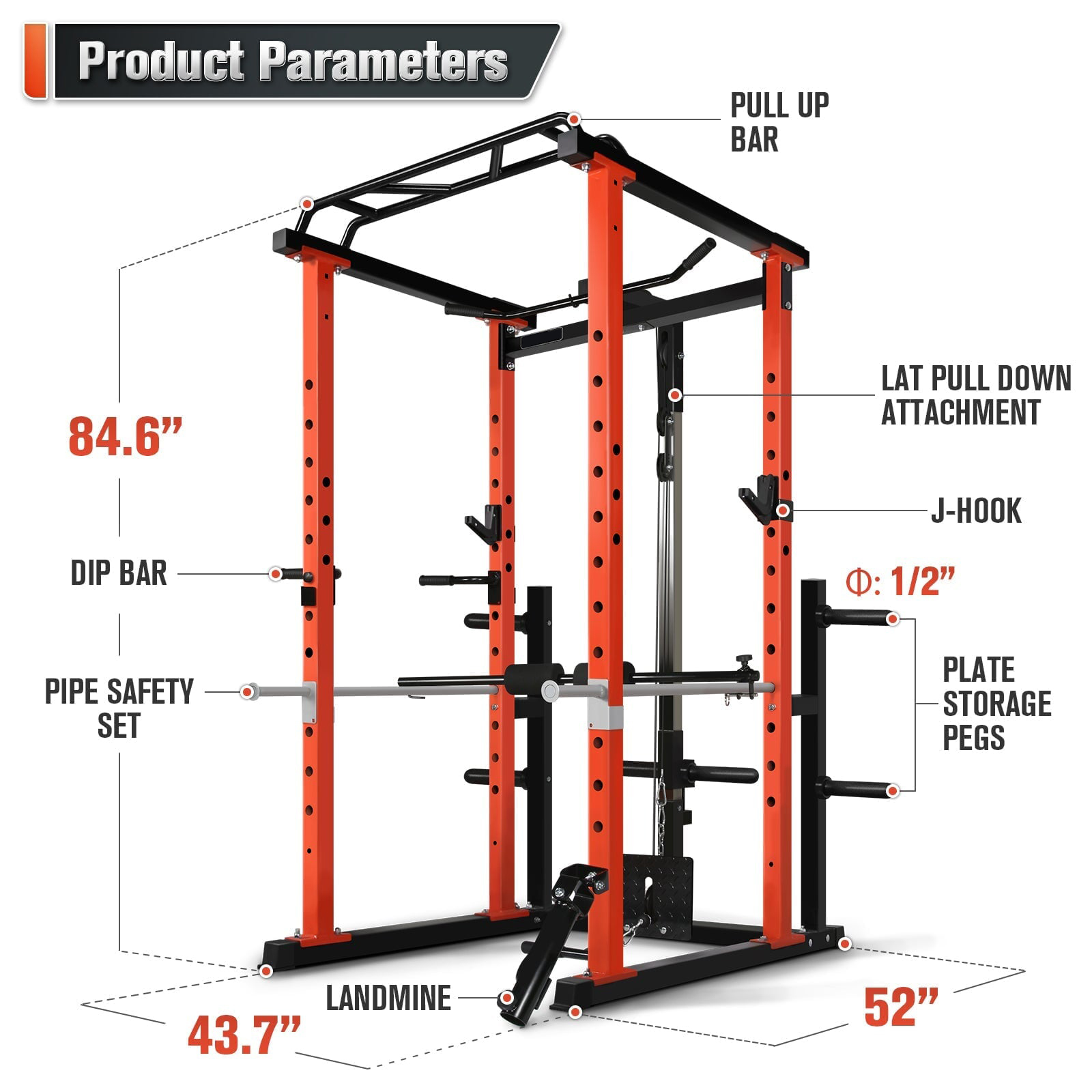 Ticari Çok Fonksiyonlu Güç Kaf - Home Gym Rack incelemesi ve fiyatı