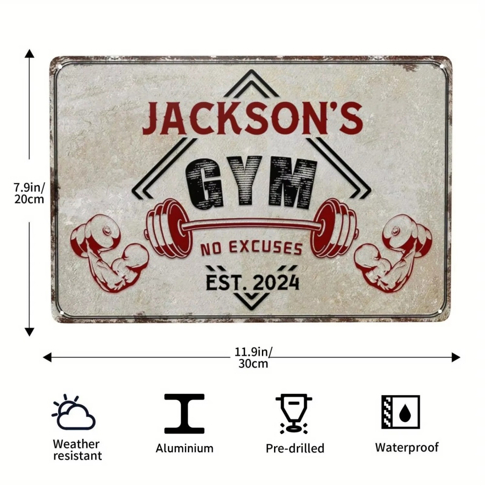Kişiye Özel Vintage İsimli Spo - Home Gym Names incelemesi ve fiyatı