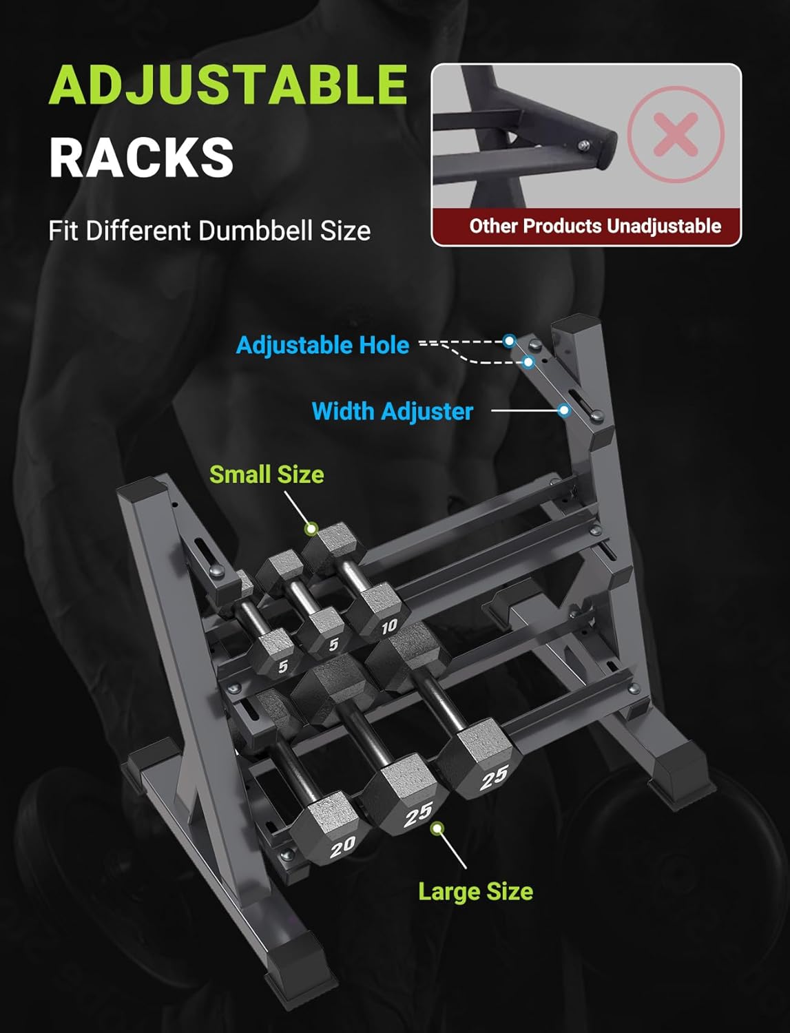 Ev Spor Salonu Dambıl Rafı, 3  - Home Gym Rack incelemesi ve fiyatı